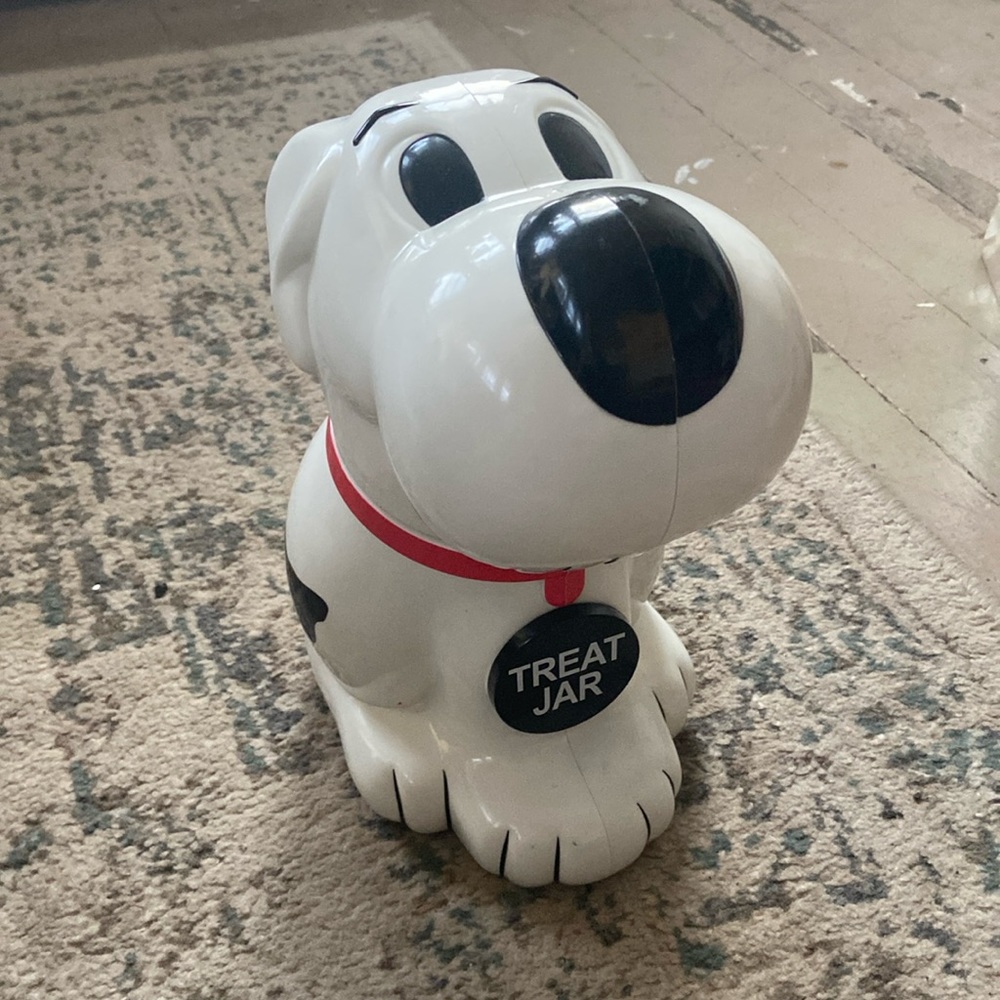 Vintage Barking Dog Treat Jar